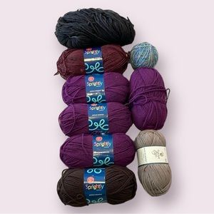 SALE Bundle Acrylic Worsted Yarn Various Colors One Size